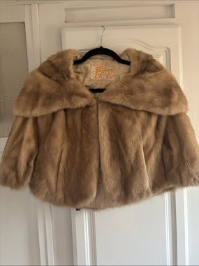 Luxury Mink Coat in Light Brown by